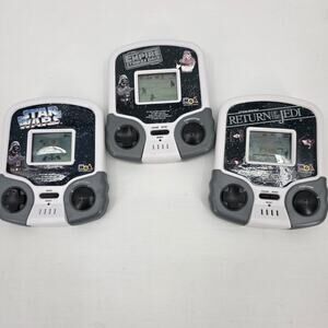 Star Wars LCD Handheld Electronic Game MGA Lot 3 ESB Return of the Jedi Tested